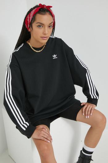 Bavlněné šaty adidas Originals černá barva,, HM4688-BLACK