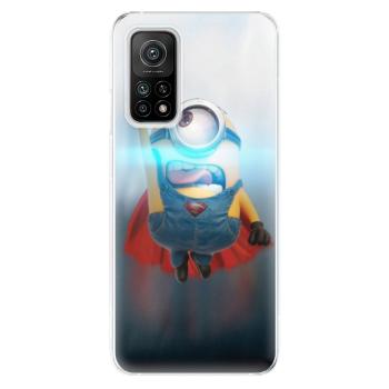 Odolné silikonové pouzdro iSaprio - Mimons Superman 02 - Xiaomi Mi 10T / Mi 10T Pro