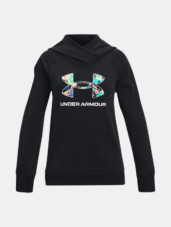 Under Armour Rival Logo Hoodie Mikina dětská Černá