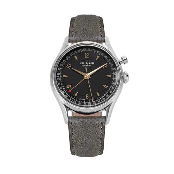 Vulcain Cricket Tradition 39 mm - Black/Gold - Grey