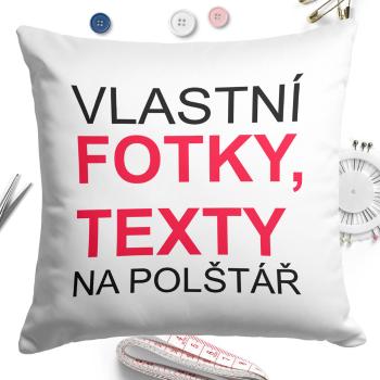 Polštář z vlastních fotek 40x40cm pro fotbalisty