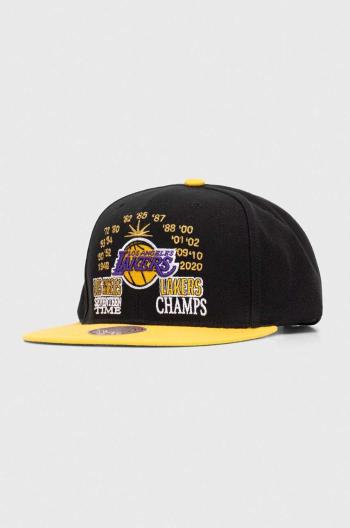 Kšiltovka Mitchell&Ness černá barva, s aplikací