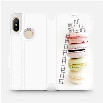 Flipové pouzdro na mobil Xiaomi Mi A2 Lite - M090P Makronky - have a nice day (5903226367382)