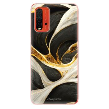 Odolné silikonové pouzdro iSaprio - Black and Gold - Xiaomi Redmi 9T