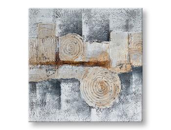 Malovaný obraz na zeď ABSTRAKT 50x50 cm