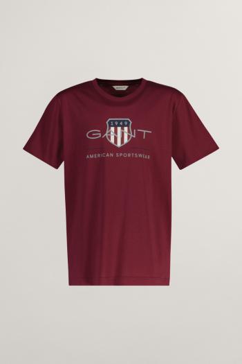 TRIČKO GANT ARCHIVE SHIELD SS T-SHIRT WINE RED