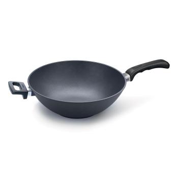 Titanová pánev Wok na indukci O 32 cm s rukojetí Titanium Nowo WOLL