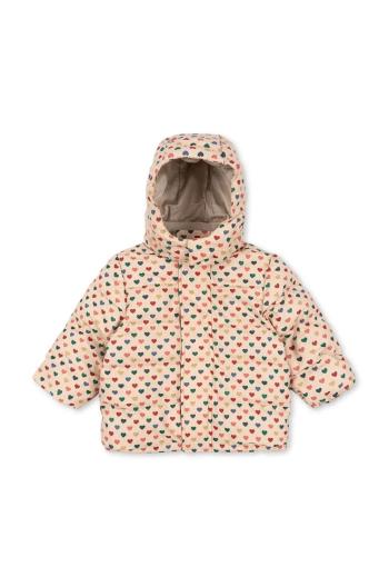 Dětská bunda Konges Sløjd ACE RAIN JACKET béžová barva, KS101200