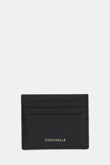 Coccinelle bőr kártya tok fekete, E2 SSL 12 01