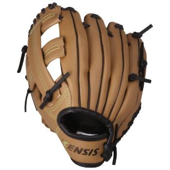 Kensis BASEBALL GLOVE 9.5 Baseballová rukavice, hnědá, velikost