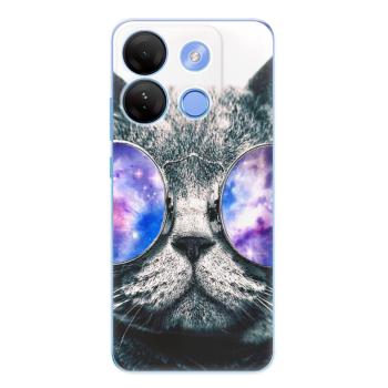 Odolné silikonové pouzdro iSaprio - Galaxy Cat - Infinix Smart 7