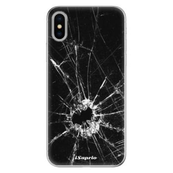 Odolné silikonové pouzdro iSaprio - Broken Glass 10 - iPhone X