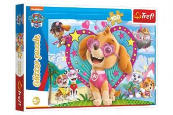 Puzzle Paw Patrol/Tlapková patrola třpytivé 100 dílků