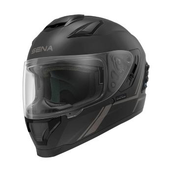 Moto přilba SENA Stryker s integrovaným Mesh headsetem Matt Black  matně černá  S (55-56)