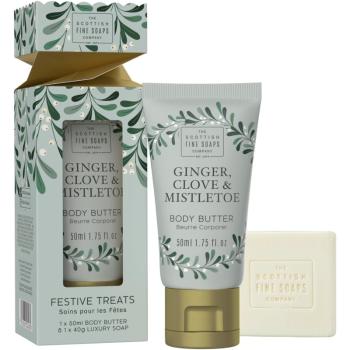 Scottish Fine Soaps Ginger, Clove & Mistletoe Festive Treats set cadou pentru corp Mini