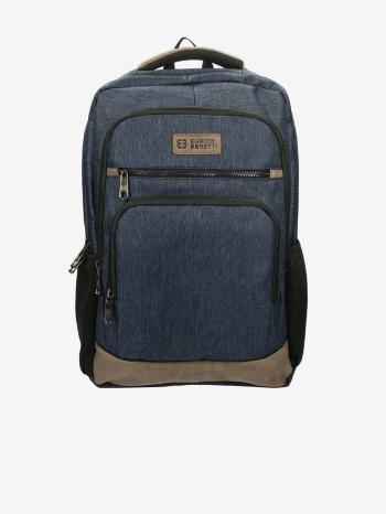 Enrico Benetti München Notebook 21 l Blue Batoh Modrá