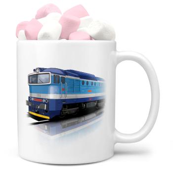 Hrnek Brejlovec - modrý (Náplň hrníčku: Marshmallow)