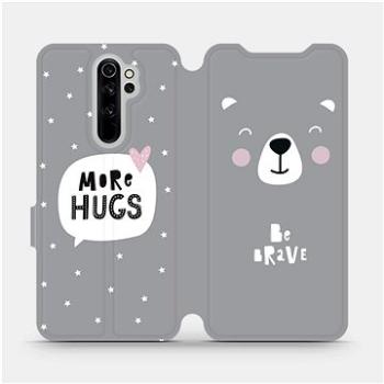 Flipové pouzdro na mobil Xiaomi Redmi Note 8 Pro - MH06P Be brave - more hugs (5903226985081)