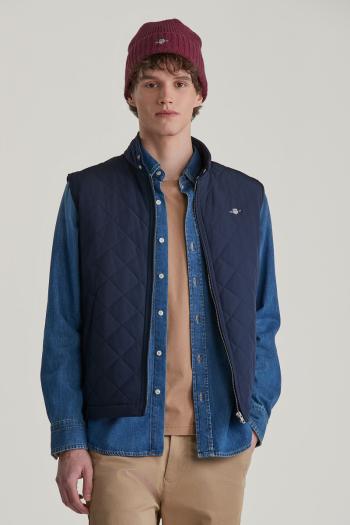 VESTA GANT QUILTED WINDCHEATER VEST EVENING BLUE