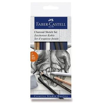 FABER-CASTELL Charcoal Sketch, sada 7 ks (4005401140023)