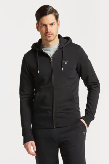 MIKINA GANT D1. THE ORIGINAL FULL ZIP HOODIE BLACK