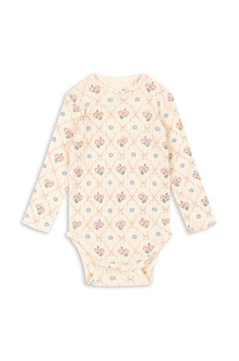 Bavlněné kojenecké body Konges Sløjd MINNIE BODY GOTS KS101606