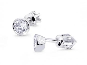 Cutie Diamonds Luxusní náušnice z bílého zlata s diamanty DZ8053-30-00-X-2