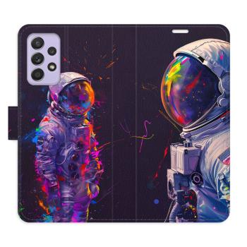 Flipové pouzdro iSaprio - Neon Astronaut 02 - Samsung Galaxy A52 / A52 5G / A52s