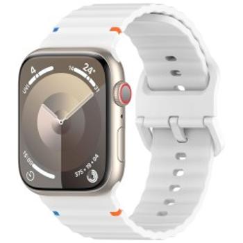 4wrist Řemínek ze silikonu pro Apple Watch 42/44/45/49 mm - White