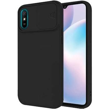 Privacy Lens silikonový kryt na Xiaomi Redmi 9A, světlomodrý (UNI09730)