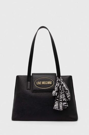 Kabelka Love Moschino černá barva, JC4037PP1LLE100A