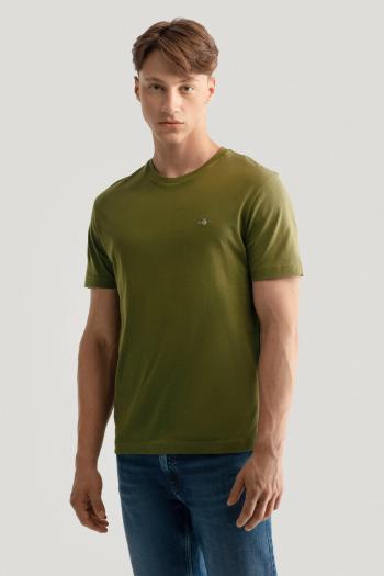 TRIČKO GANT REG SHIELD SS T-SHIRT JUNIPER GREEN