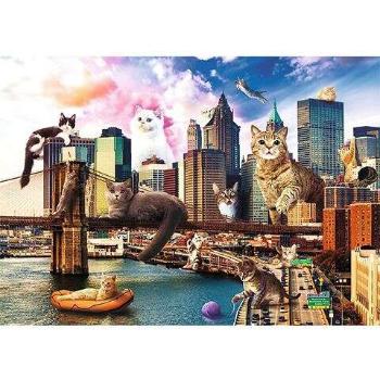 Trefl Crazy City: Macskák New Yorkban 1000db-os puzzle (10595T) (10595T)