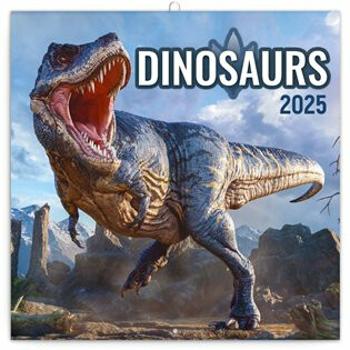 Poznámkový kalendář Dinosauři 2025