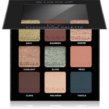 Sigma Beauty Eyeshadow Palette Ivy paleta farduri de ochi 9 g