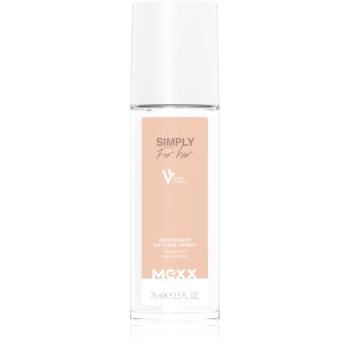 Mexx Simply For Her New deodorant s rozprašovačem pro ženy 75 ml