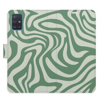 Flipové pouzdro iSaprio - Zebra Green 02 - Samsung Galaxy A51