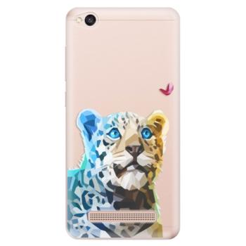 Odolné silikonové pouzdro iSaprio - Leopard With Butterfly - Xiaomi Redmi 4A