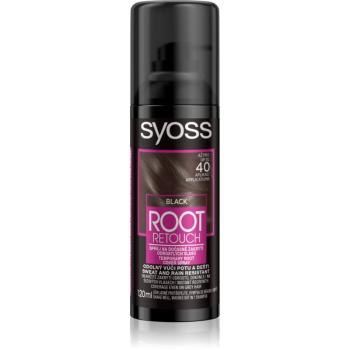 Syoss Root Retoucher tónovací barva na odrosty ve spreji odstín Black 120 ml