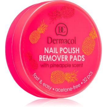 Dermacol Nail Care Odorless odlakovač na nehty bez zápachu 32 ks