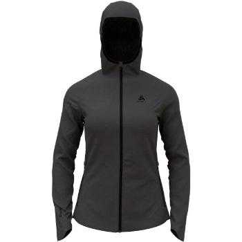 Odlo W ASCENT PW 220 MID LAYER HOODY Dámská mikina, tmavě šedá, velikost