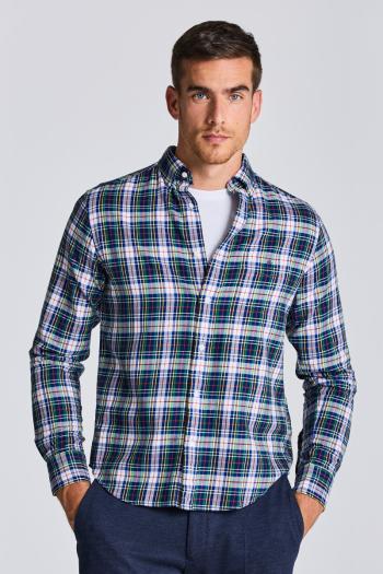 KOŠILE GANT D1. REG UT TARTAN CHECK SHIRT PERSIAN BLUE