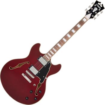 D'Angelico Premier DC Burnt Red Semiakustická kytara