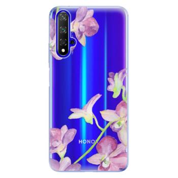 Odolné silikonové pouzdro iSaprio - Purple Orchid - Huawei Honor 20