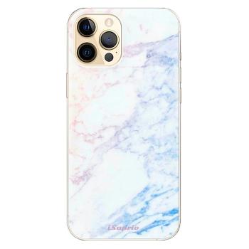 Odolné silikonové pouzdro iSaprio - Raibow Marble 10 - iPhone 12 Pro