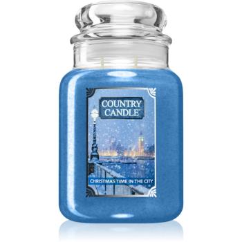 Country Candle Christmas Time In The City vonná sviečka 680 g