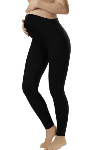 Těhotenské legíny Leggins long black