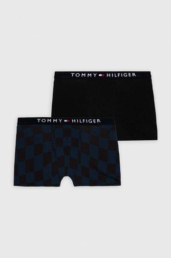 Dětské boxerky Tommy Hilfiger 2-pack tmavomodrá barva