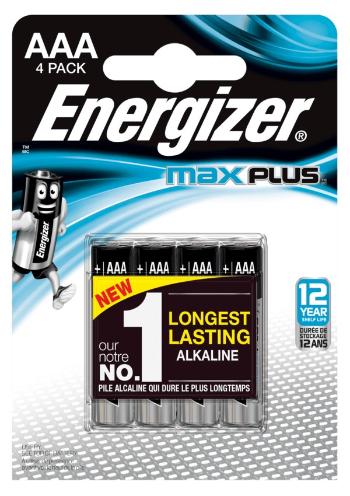 ENERGIZER MAX PLUS LR03/4 MIKROTUZKOVE BATERIE, 4KS