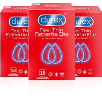 DUREX Feel Thin Extra Lubricated Pack 3 × 18 ks (5997321774800)